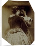 Isabella Grace and Clementina Maude in an embrace by Lady Clementina Hawarden