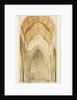 Truro Cathedral, looking from the nave into the choir of the cathedral by William Burges