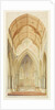 Truro Cathedral, looking from the nave into the choir of the cathedral by William Burges