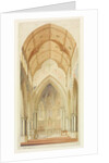 Truro Cathedral, looking from the nave into the choir of the cathedral by William Burges