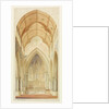 Truro Cathedral, looking from the nave into the choir of the cathedral by William Burges