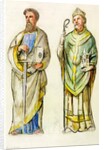 Truro Cathedral, detail of St Paul and another by William Burges