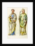 Truro Cathedral, detail of St Paul and another by William Burges