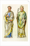 Truro Cathedral, detail of St Paul and another by William Burges