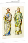 Truro Cathedral, detail of St Paul and another by William Burges