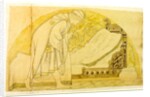 Design for a reading desk at Oxford made by Mr Walden by William Burges