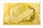 Design for a reading desk at Oxford made by Mr Walden by William Burges