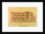 Constantinople Church, southern elevation by William Burges