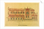 Constantinople Church, southern elevation by William Burges