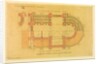 Constantinople Church, half plans by William Burges