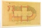 Constantinople Church, half plans by William Burges