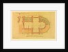 Constantinople Church, half plans by William Burges