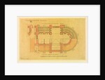 Constantinople Church, half plans by William Burges