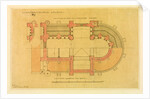 Constantinople Church, half plans by William Burges