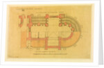 Constantinople Church, half plans by William Burges
