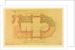 Constantinople Church, half plans by William Burges