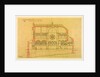 Constantinople Church, longitudinal plan by William Burges