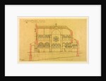 Constantinople Church, longitudinal plan by William Burges