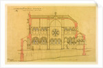 Constantinople Church, longitudinal plan by William Burges