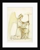 Truro Cathedral, detail of kneeling angel holding candlestick by William Burges