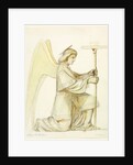 Truro Cathedral, detail of kneeling angel holding candlestick by William Burges