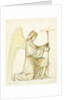 Truro Cathedral, detail of kneeling angel holding candlestick by William Burges