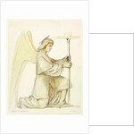 Truro Cathedral, detail of kneeling angel holding candlestick by William Burges