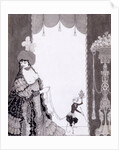 The lady with the monkey by Aubrey Vincent Beardsley