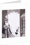 The lady with the monkey by Aubrey Vincent Beardsley