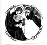 Madonna and Child with Angel: Madonna Knitting by Eric Gill