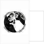 Madonna and Child with Angel: Madonna Knitting by Eric Gill