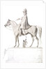 Design for the equestrian statue of the Duke of Wellington for Hyde Park Corner by James Wyatt