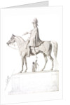 Design for the equestrian statue of the Duke of Wellington for Hyde Park Corner by James Wyatt