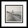 Man jumping off sand dune by Curtis Moffat