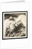 Man and woman lying head by head on rug on grass by Curtis Moffat