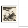Man and woman lying head by head on rug on grass by Curtis Moffat