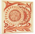 Design of tile by William de Morgan