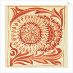 Design of tile by William de Morgan