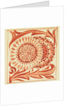 Design of tile by William de Morgan