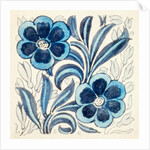 Design of tile by William de Morgan