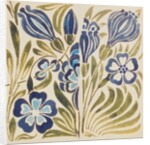 Design of tile by William de Morgan