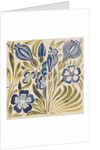Design of tile by William de Morgan