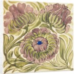 Design of tile by William de Morgan