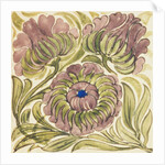 Design of tile by William de Morgan