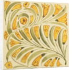 Design of tile by William de Morgan