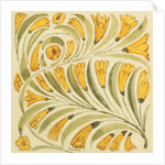 Design of tile by William de Morgan