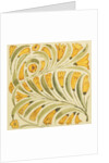 Design of tile by William de Morgan