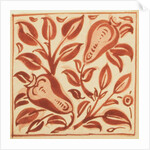 Design of tile by William de Morgan