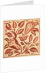 Design of tile by William de Morgan