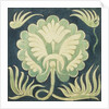 Design of tile by William de Morgan